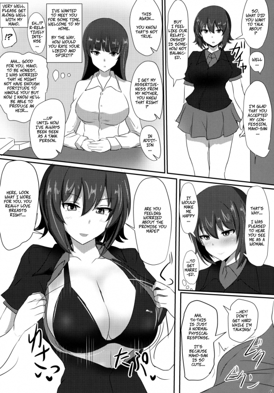 (C92) [Hakuginmokusei (Poshi)] Yasashii Maho Onee-chan Kind Maho Onee-chan (Girls und Panzer) [English]_03