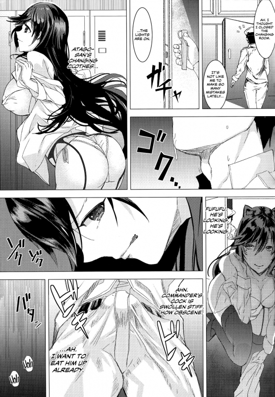 (COMIC1☆13) [sand (Yuu)] Azur Lane Atago no H na Hon An Erotic Book About Azur Lane's Atago (Azur Lane) [English] [CulturedCommissions]_09