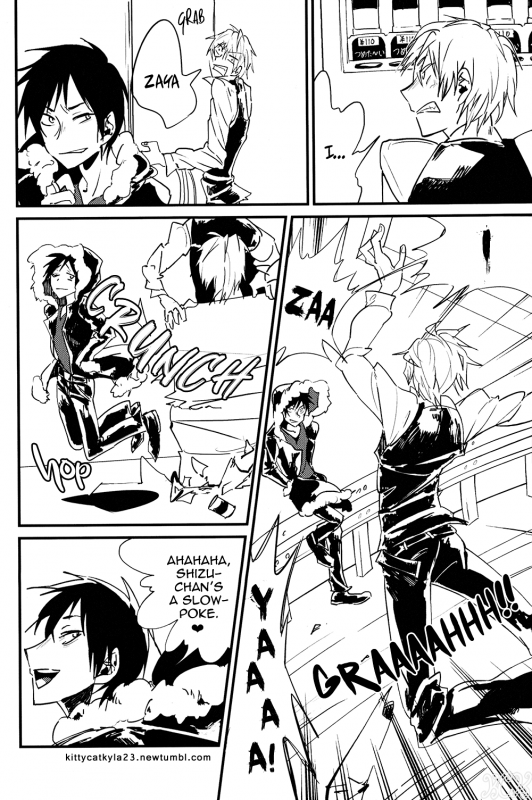 (Ikebukuro Crossroads × 12) [MILK CULT (Trash Leopard)] KISS KISS BANG BANG (Durarara!!) [English] {KCK-Amat_03