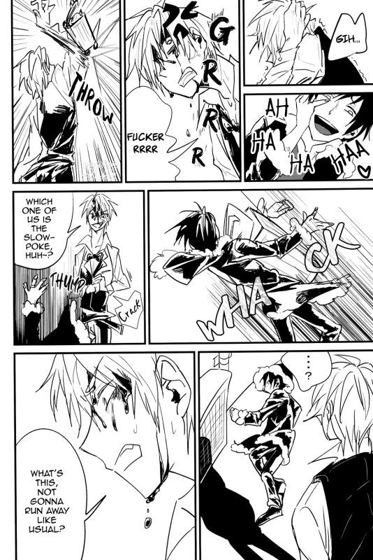 (Ikebukuro Crossroads × 12) [MILK CULT (Trash Leopard)] KISS KISS BANG BANG (Durarara!!) [English] {KCK-Amat_05