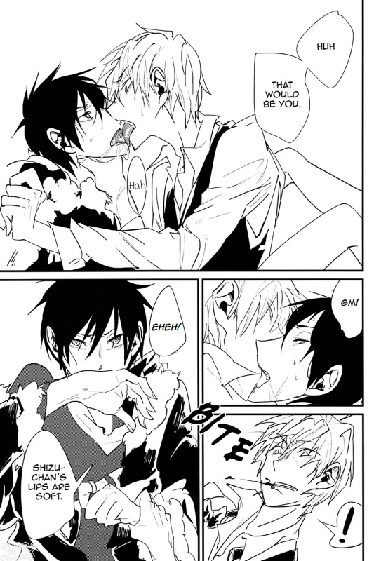 (Ikebukuro Crossroads × 12) [MILK CULT (Trash Leopard)] KISS KISS BANG BANG (Durarara!!) [English] {KCK-Amat_18