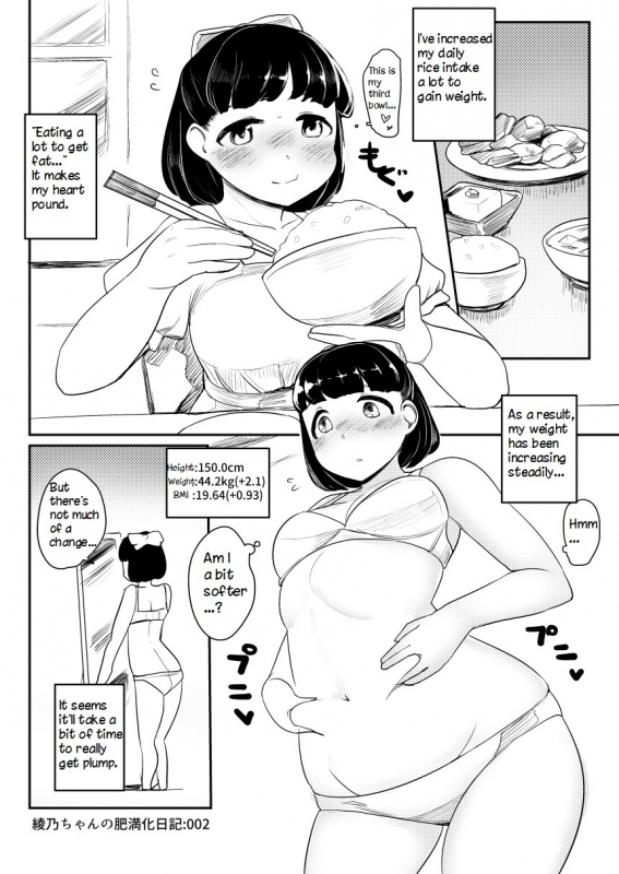 Ayano's Weight Gain Diary [English] Torrent(181 pages)_001