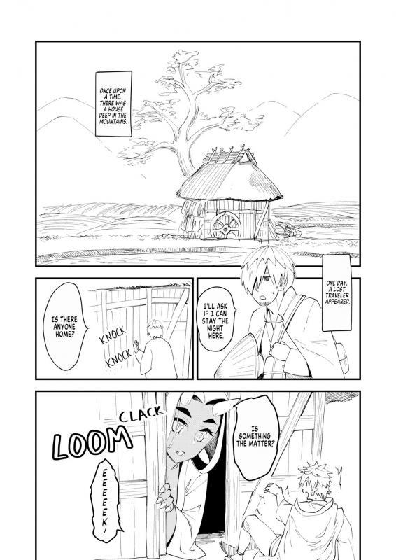 [Hi-Per Pinch (clover)] Oni Musume to Tabibito The Ogre Girl an_01