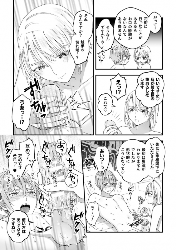 [Kochinko] Otoko Kishi ga Ku, Korose! tte Iu kara Mesu Choukyou Shitemita Saishuuwa_16