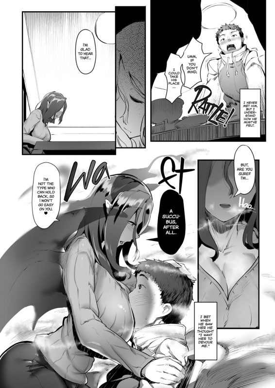 [AHOBAKA (aho)] Succubus Miboujin Hirusagari no Himitsu Succubus Widow's Afternoon Secret [English] [2d-market.com] [Decensored] [Digital]_08