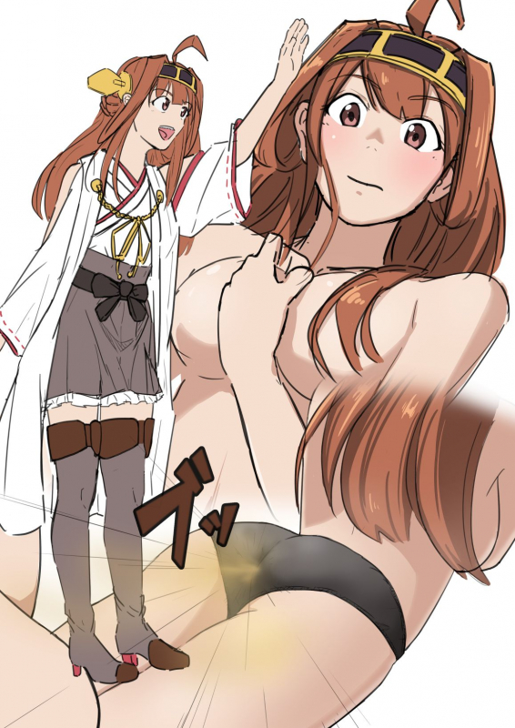 [AOI] Onara Kongou (Kantai Collection -KanColle-)_2