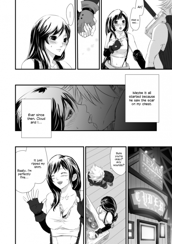 [Akanoiki (Buthikireta)] Tsunaida Yubisaki Kara, Through Clasped Fingers, (Final Fantasy VII) [English] [EHCOVE] [Digital]_08