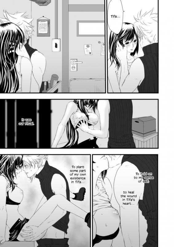 [Akanoiki (Buthikireta)] Tsunaida Yubisaki Kara, Through Clasped Fingers, (Final Fantasy VII) [English] [EHCOVE] [Digital]_21