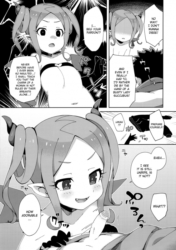 (COMITIA128) [imotare (moyori)] Hajimete wa Succubus [English] {Hennojin} [Decensored]_09