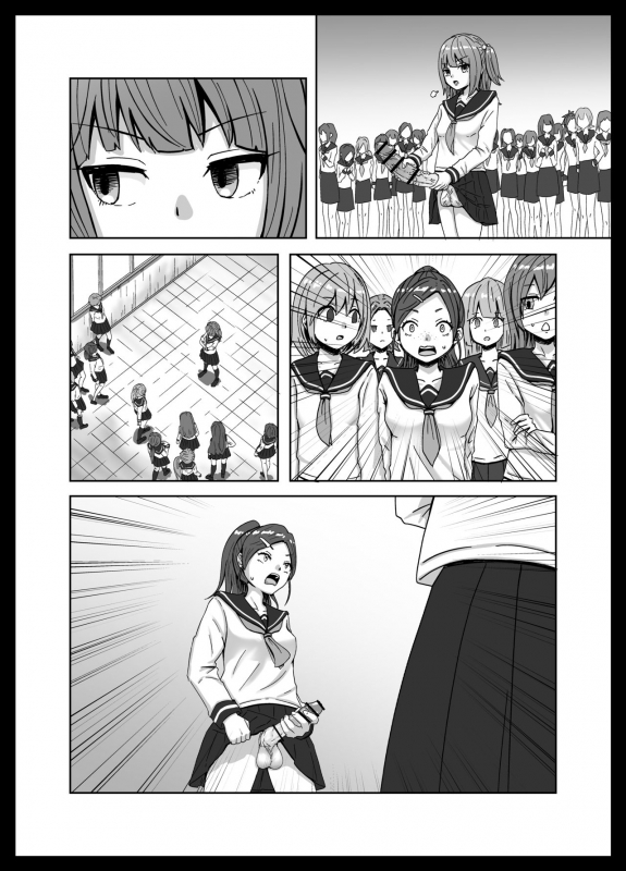 [Sabaminntoya] Maketara dorei-ka! Futanari renzoku zetchō batoru!_37