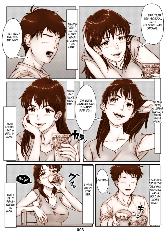 [Shimoda Nekomaru] Mikami Kei no Yuuutsu ~Tenkousei ni Netorareta Haha~ [English] [Fated Circle]_02