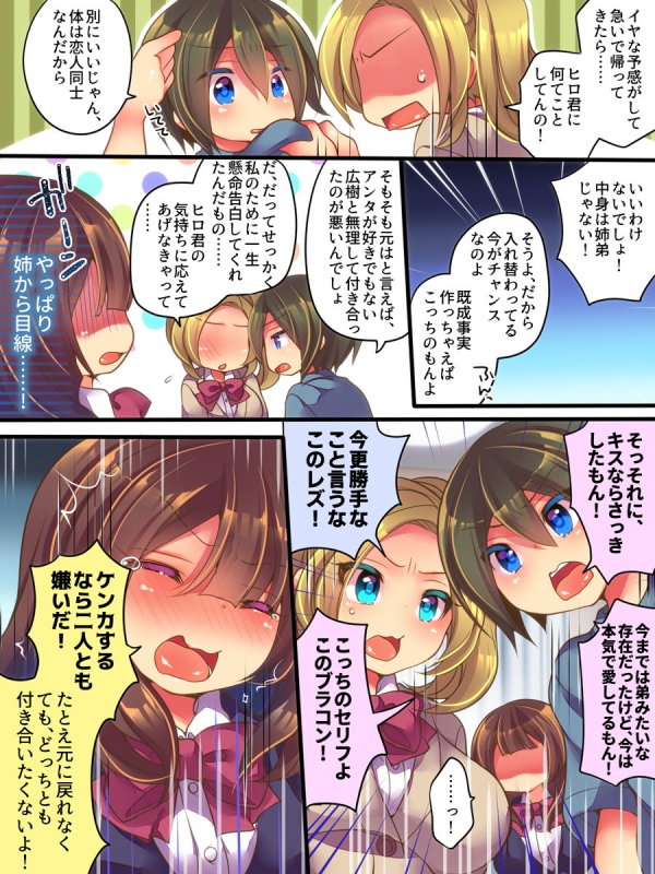 [Amuai Okashi Seisakusho (Reitou Mikan, Inoue Kehsuke)] Ane One Sankaku SWAP_22