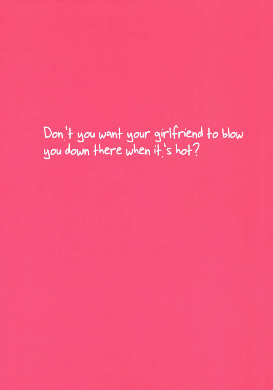 [Giuniuya (Giuniu)] Chikyuu ga Achuachu dakara Kanojo ga Chintama o Fuufuu Shite Kureru Hon It's So Hot That My Girlfriend Has To Blow Me Down There [English] [Hellsin] [Colorized] [2019-09-01]_23