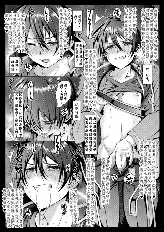 [InkStone (Amami Ryouko)] Kuro no Kenshi Ryoujoku (Sword Art Online) [Chinese] [pinkfriday变夫人] [Digital]_07