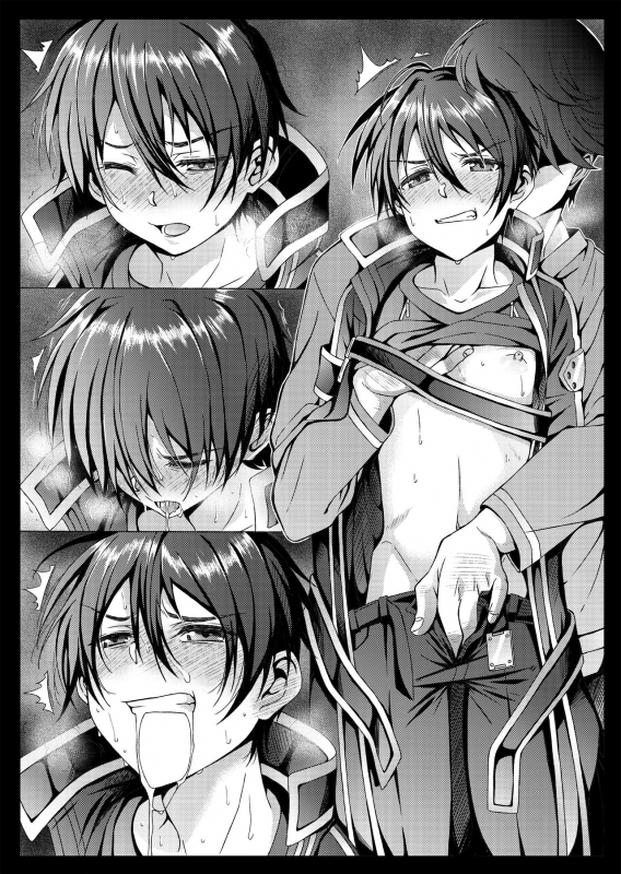 [InkStone (Amami Ryouko)] Kuro no Kenshi Ryoujoku (Sword Art Online) [Chinese] [pinkfriday变夫人] [Digital]_60