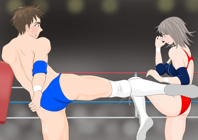 [JUN] Gyaku Ryona Koukou Pro Wres-bu 1 ~Azato Kawaii Joshi vs Junjou Danshi~_66