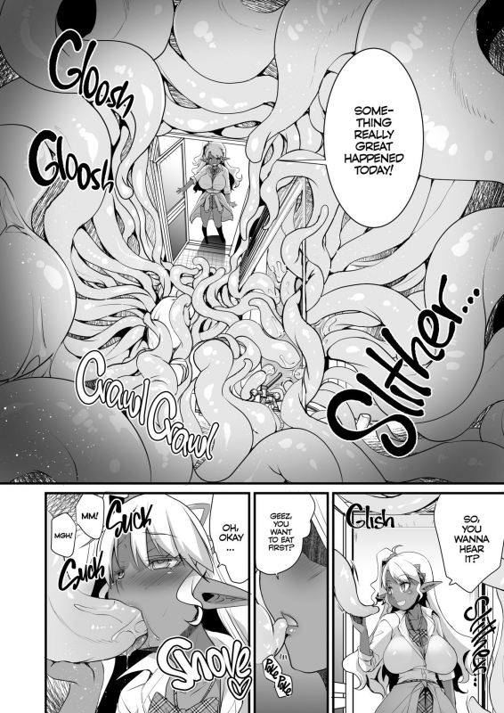 [Moon Night Kitten (Kouki Kuu)] JK Dark Elf Shokushu o Kau! Dark Elf Schoolgirl Raises Tentacles [English] {2d-market.com} [Decensored] [Digital]_10