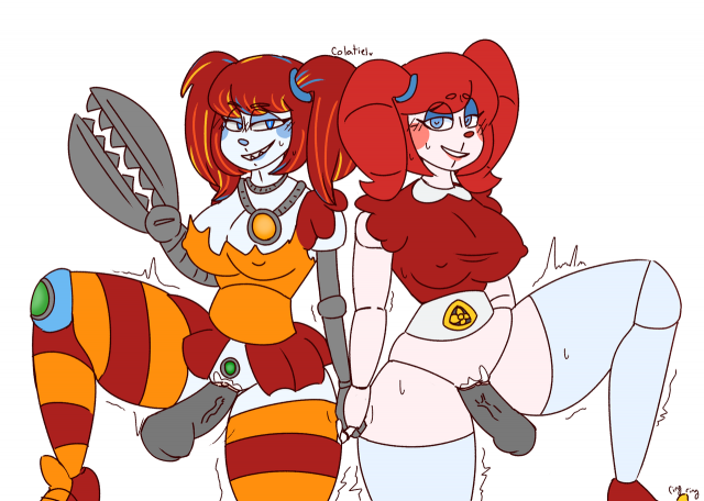 circus baby+scrap baby+scrap baby (fnaf)