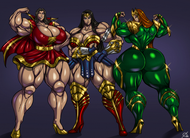 mary marvel+mera+wonder woman