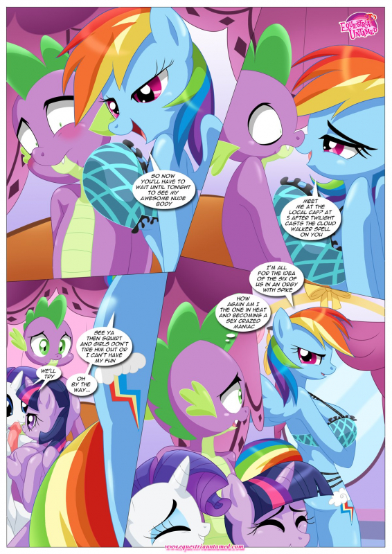 rainbow dash (mlp)+rarity (mlp)+spike (mlp)+twilight sparkle (mlp)