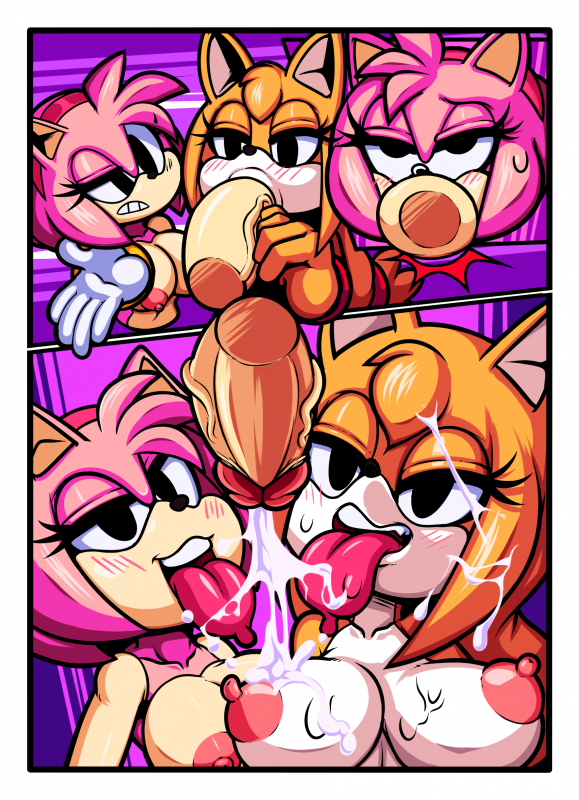 amy rose+zooey the fox