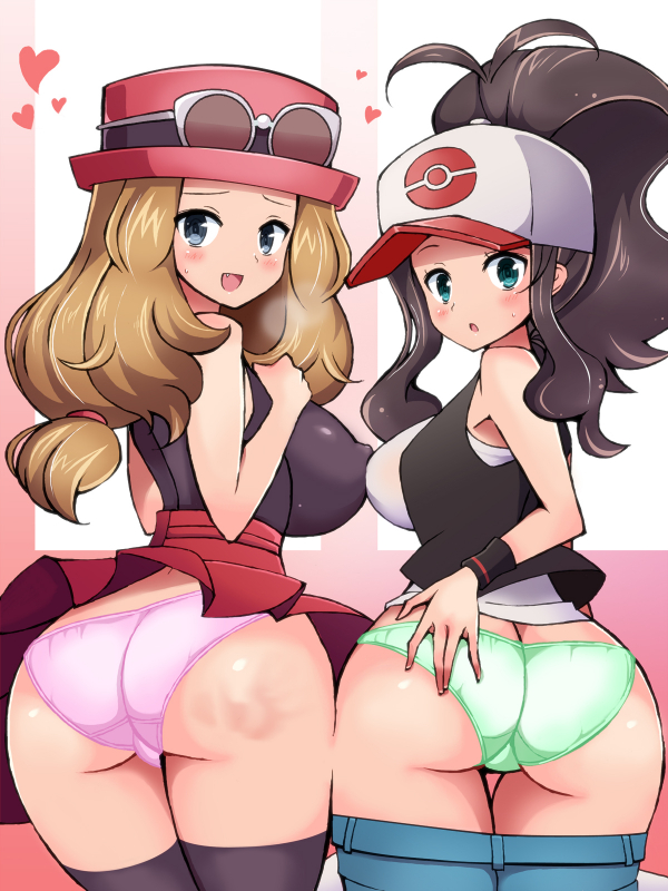 hilda (pokemon)+serena (pokemon)