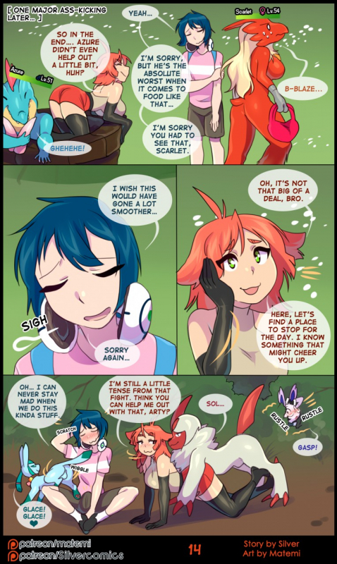 absol+blaziken+eeveelution+feraligatr+glaceon+original character+shiny pokemon+sylveon