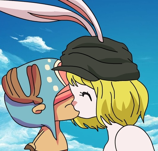 carrot (one piece)+tony tony chopper