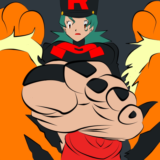 arcanine+officer jenny+team rocket