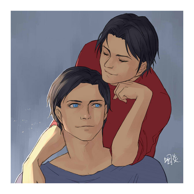 dick grayson+tim drake