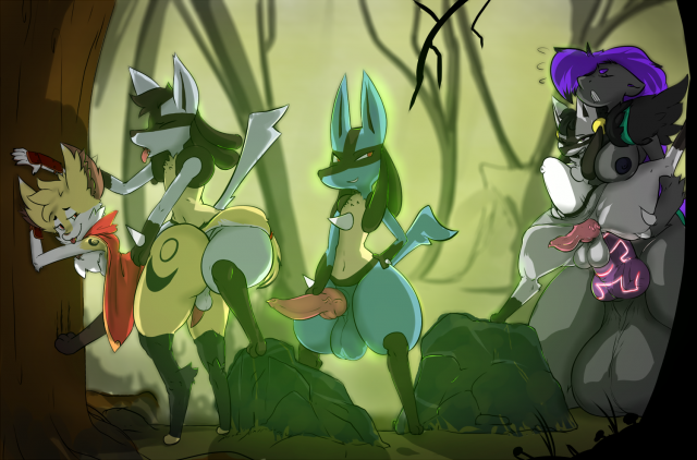 ażula arkt�ndr+braixen+fan character+lucario+zoroark