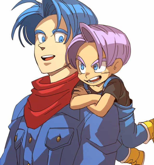 trunks (dragon ball)+trunks (future) (dragon ball)