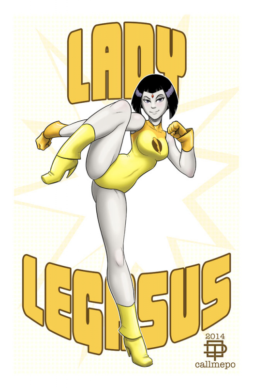 lady legasus+raven (dc)