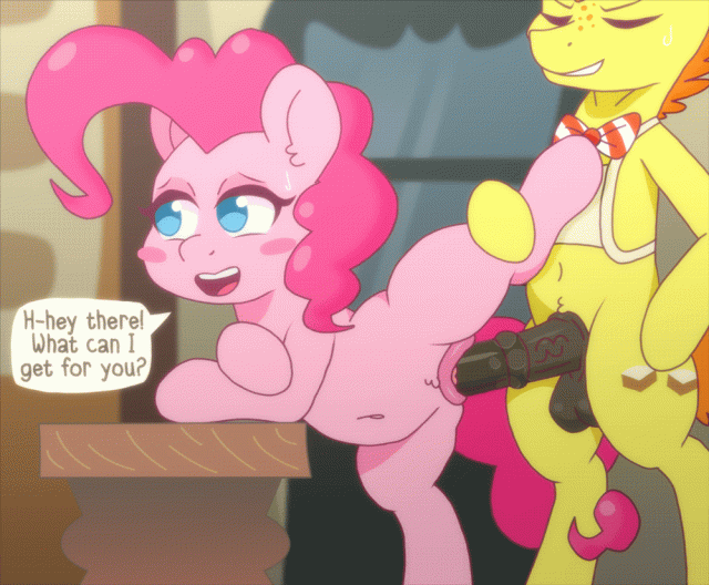 mr cake (mlp)+pinkie pie (mlp)