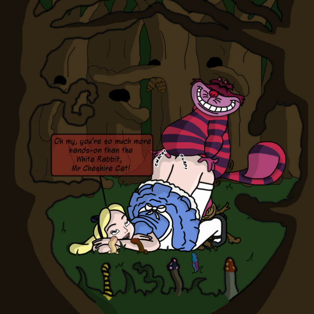 alice+cheshire cat