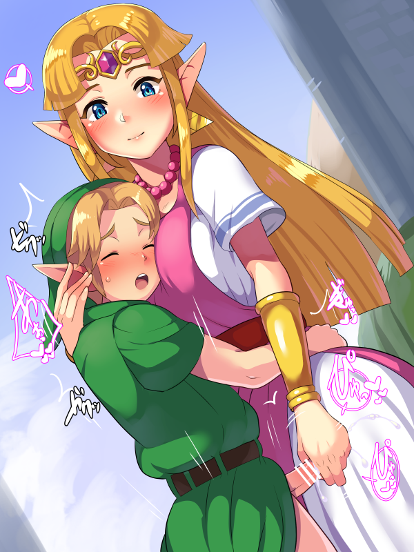 princess zelda+young link