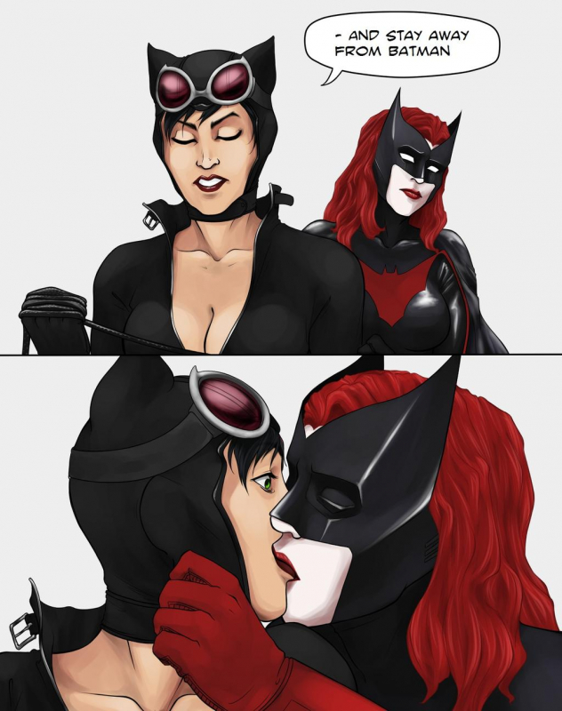 batwoman+catwoman+kate kane+selina kyle