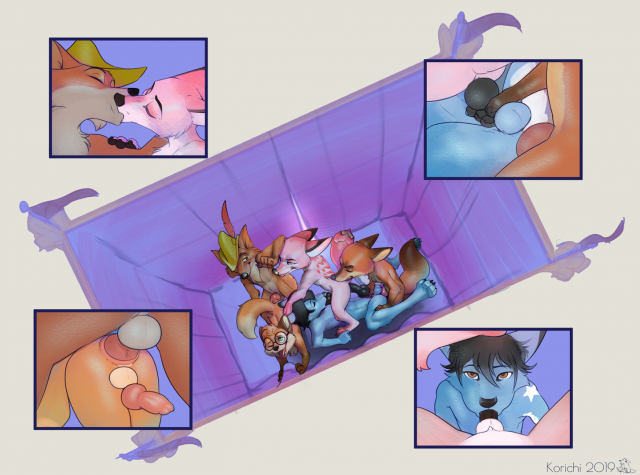 fan character+kipfox+nick wilde+robin hood+sepf