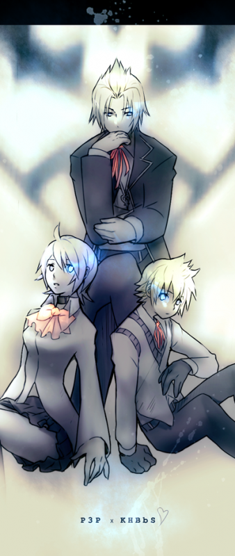 aqua (kingdom hearts)+sanada akihiko+takeba yukari+terra (kingdom hearts)+ventus+yuuki makoto