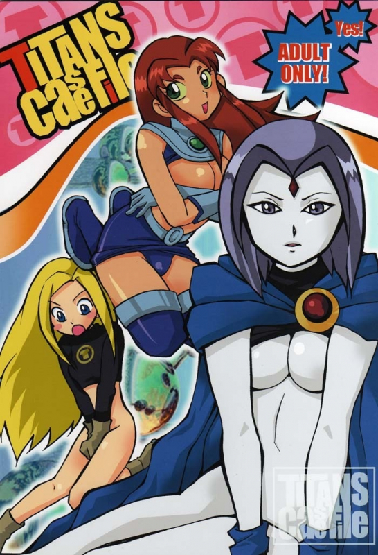 raven (dc)+starfire+terra (dc)