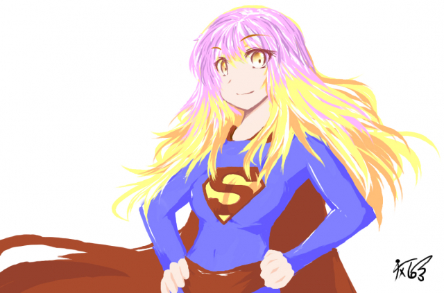 hijiri byakuren+superman+superwoman