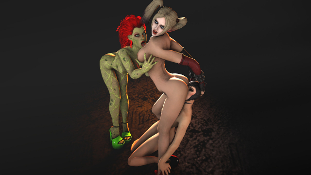 catwoman+harley quinn+poison ivy+selina kyle