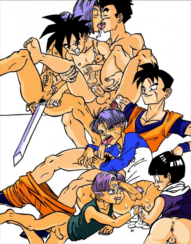 future trunks+son gohan+trunks (dragon ball)