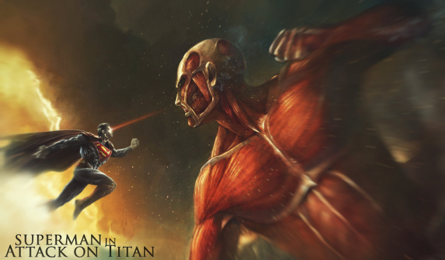 colossal titan+superman