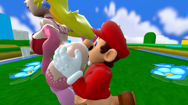 mario+princess peach