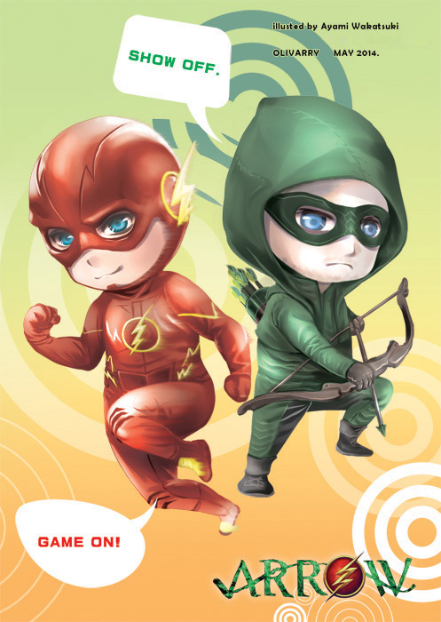 archer+barry allen+green arrow+oliver queen+the flash