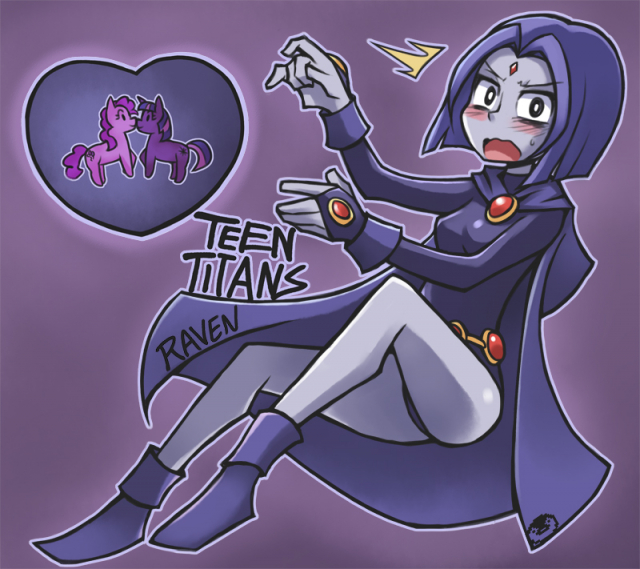 pinkie pie+raven (dc)+twilight sparkle