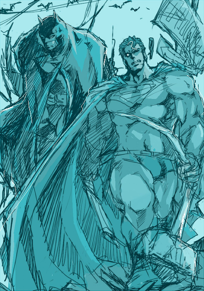 batman+brs- wayne+clY- kent+kak-el+superman-