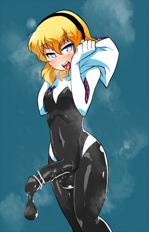 gwen stacy+spideg-gwen