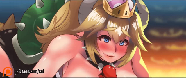 bowsette+koopa+mario